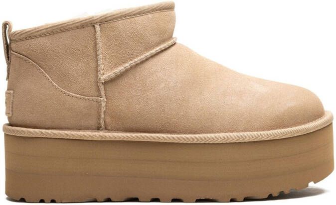 UGG Classic Ultra Mini Platform "Sand" boots Neutrals