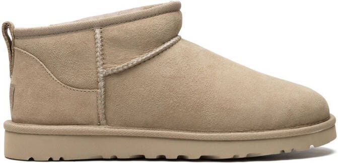 UGG Classic Ultra Mini suede boots Neutrals