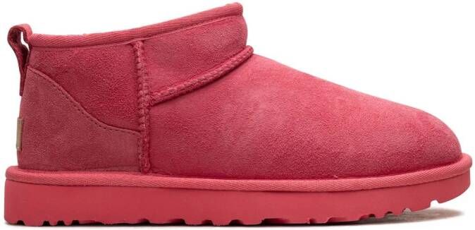 UGG Classic Ultra Mini suede boots Pink