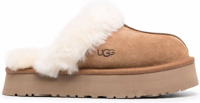 UGG Disquette suede slippers Neutrals