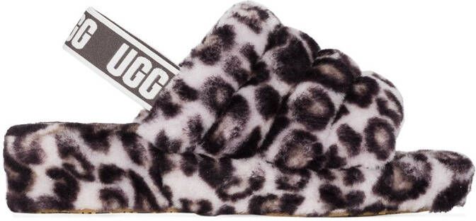 UGG Fluff Yeah slingback sandals Purple