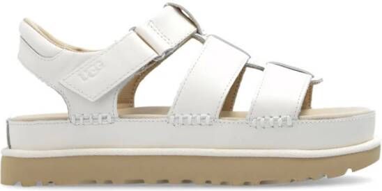 UGG Goldenstar Strap flatform sandals White