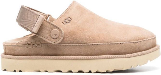 UGG Goldenstar suede flatform clogs Neutrals