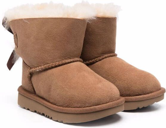 UGG Kids Bailey Bow II ankle boots Brown