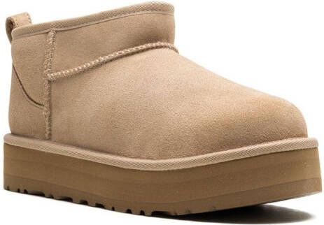 UGG Kids Classic Ultra Mini Platform "Sand" boots Neutrals