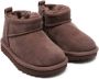 UGG Kids Classic Ultra Mini suede boots Brown - Thumbnail 1