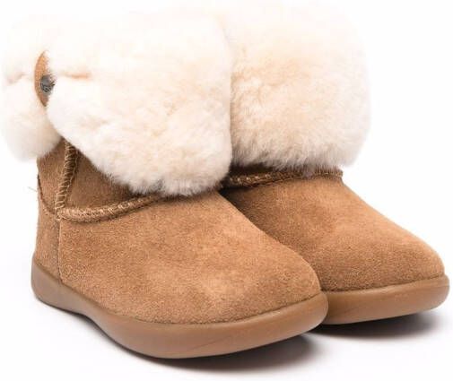 UGG Kids shearling ankle boots Neutrals