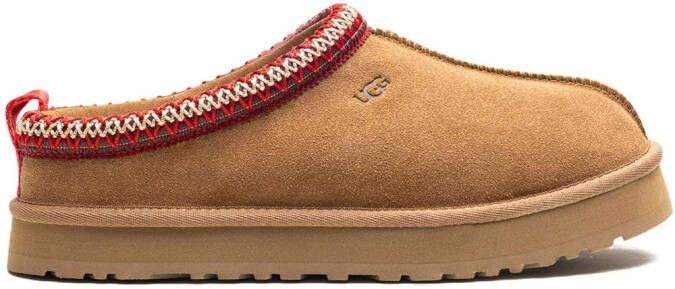 UGG Kids Tas suede slippers Brown