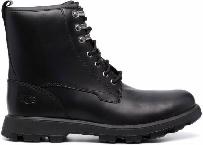 UGG lace-up ankle boots Black