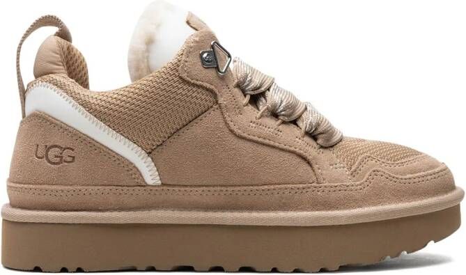 UGG Lowmel suede high-top sneakers Neutrals