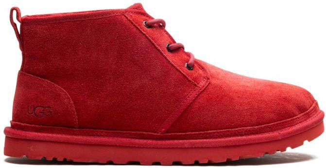 UGG Neumel suede lace-up boots Red