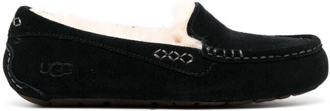 UGG shearling-lined loafers Black