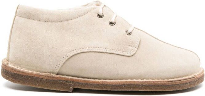 Undercover x Astorflex suede lace-up boots Neutrals