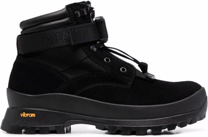 Undercover x Evangelion buckled boots Black