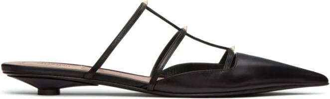 Valentino Garavani 20mm Rockstud Wispy mules Black
