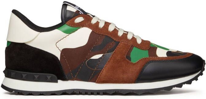 Valentino Garavani Rockrunner Camouflage sneakers Black