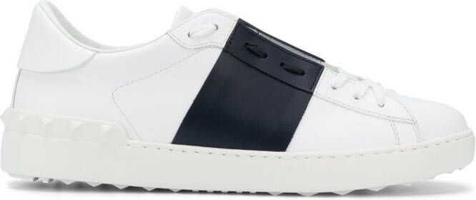 Valentino Garavani leather panelled sneakers White