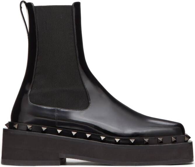 Valentino Garavani 50mm Rockstud M-Way Beatle boots Black