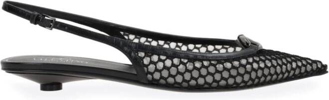 Valentino Garavani mesh-panel pumps Black