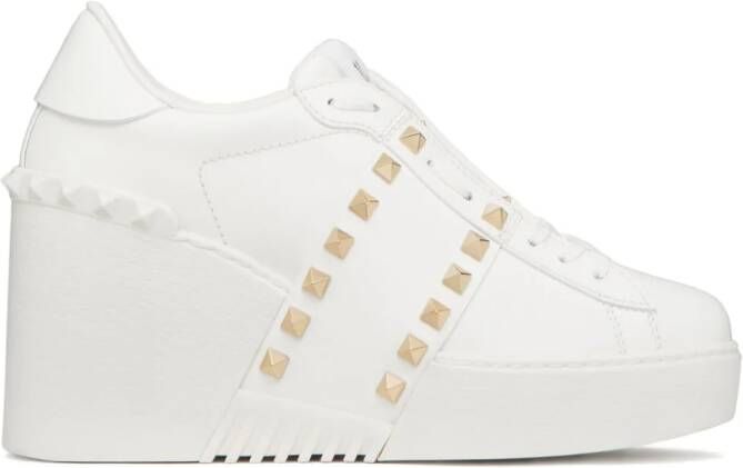 Valentino Garavani 85mm Open Disco wedge sneakers White