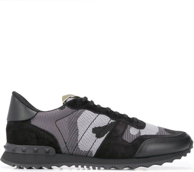 Valentino Garavani Camouflage Rockrunner sneakers Black
