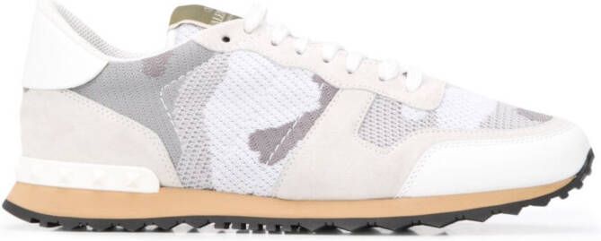 Valentino Garavani Camouflage Rockrunner sneakers White
