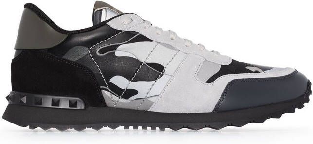 Valentino Garavani Rockrunner Camouflage sneakers Grey