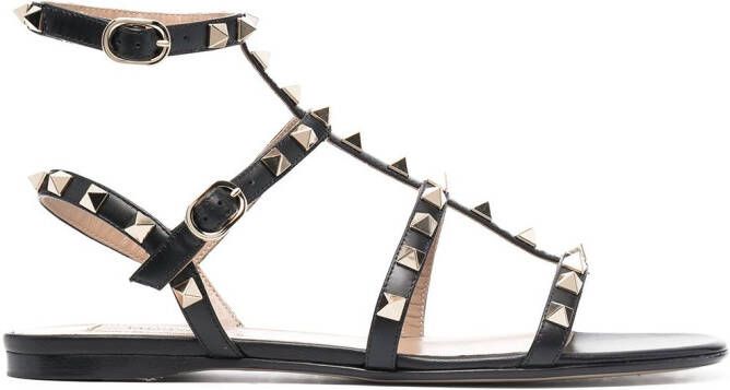 Valentino Garavani Rockstud strappy sandals Black