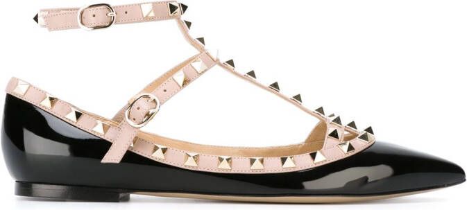 Valentino Garavani Rockstud ballet flats Black