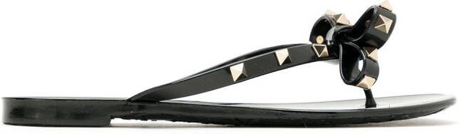 Valentino Garavani Rockstud slippers Black