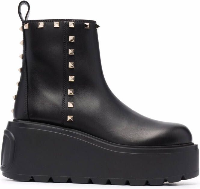 Valentino Garavani 85mm Uniqueform ankle boots Black