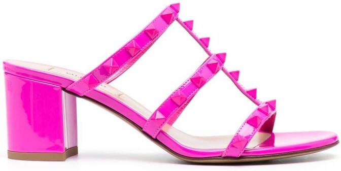 Valentino Garavani 60mm Rockstud sandals Pink