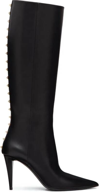 Valentino Garavani 90mm Rockstud boots Black