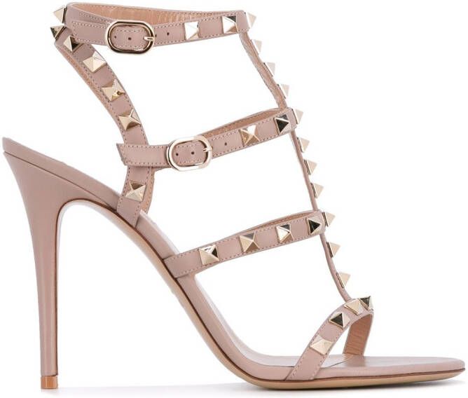 Valentino Garavani 100mm Rockstud sandals Pink - Picture 2