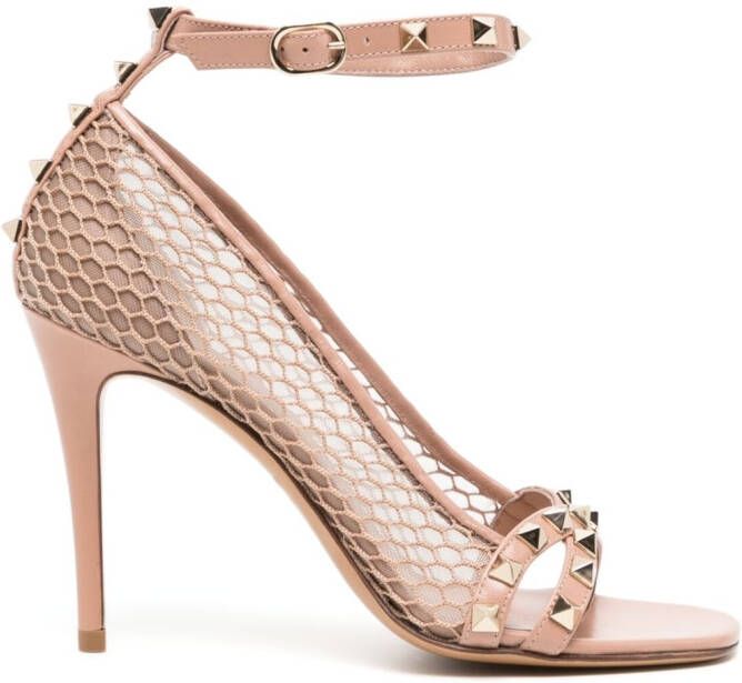 Valentino Garavani Rockstud stiletto sandals Neutrals