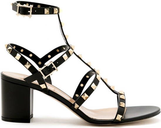 Valentino Garavani 60mm Rockstud sandals Black