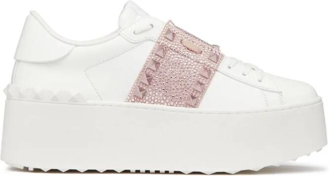 Valentino Garavani Rockstud Untitled flatform sneakers White
