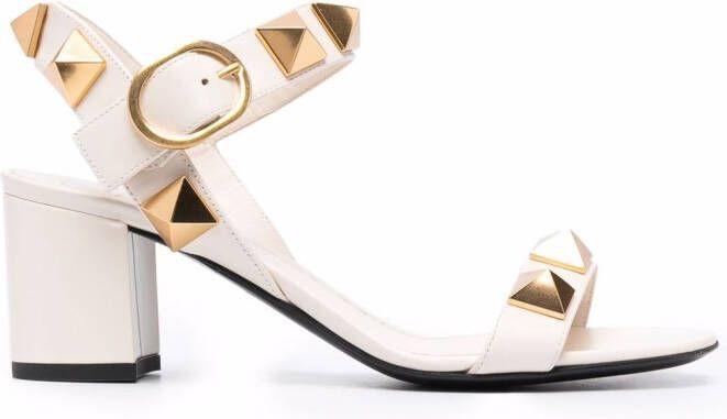 Valentino Garavani 60mm Roman Stud sandals Neutrals