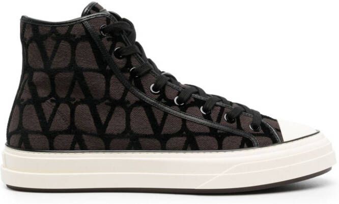 Valentino Garavani Tootaloop logo-print hi-top sneakers Black