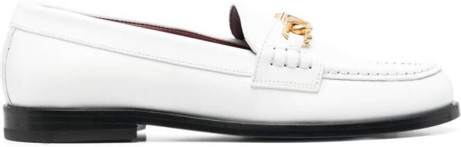 Valentino Garavani VLogo Chain loafers White