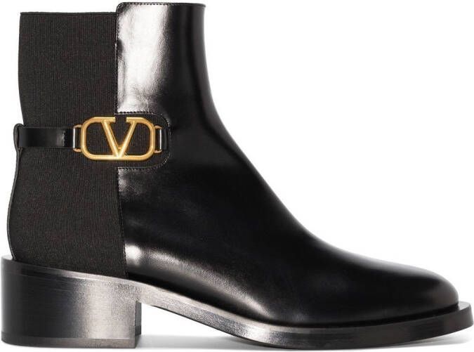 Valentino Garavani 30mm VLogo Signature ankle boots Black