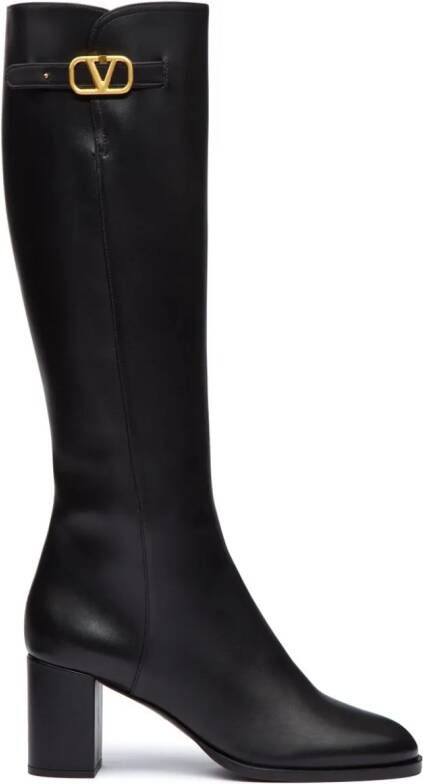 Valentino Garavani 70mm VLogo Signature boots Black