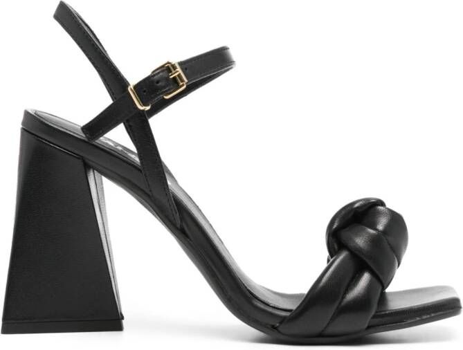 VAMSKO Eden 100mm leather sandals Black