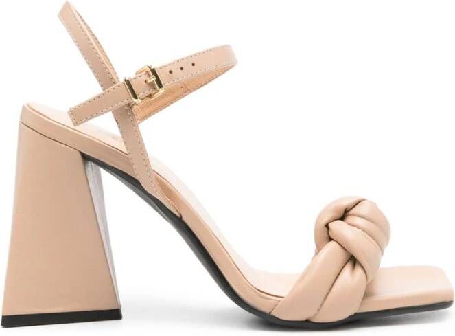 VAMSKO Eden 100mm leather sandals Neutrals