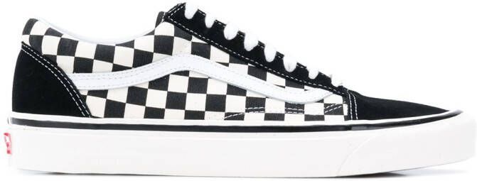 Vans black and white old skool 36 dx leather and canvas sneakers