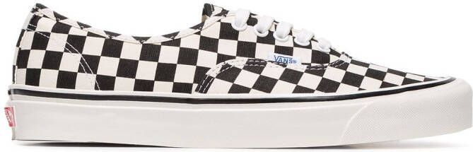 Vans black and white UA Classic Lace-Up DX check cotton sneakers