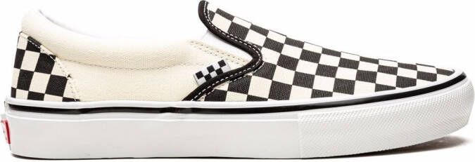 Vans Skate Slip-On "Checkerboard" sneakers White