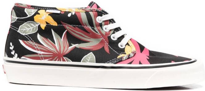 Vans floral-print trainers Black