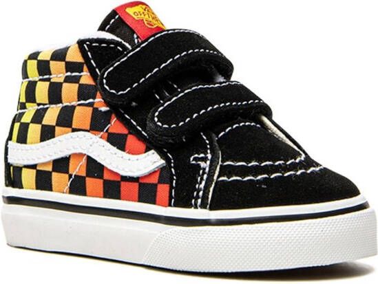Vans Kids Sk8-Mid Reissue V "Flame Logo Repeat" sneakers Black