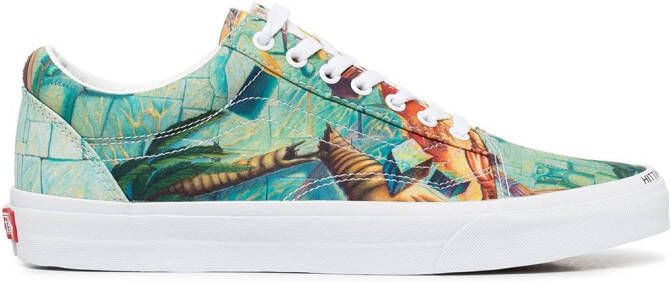 Vans Old Skool illustrated-sneakers Blue